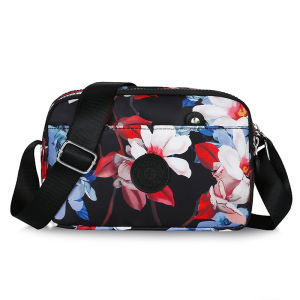 Túi Đeo Vai Nữ Oxford Vải Chống Thấm Nước in Họa Tiết Dung Tích Lớn Nhiều Lớp Túi Đeo Chéo Thời Trang Cho Thanh Thiếu Niên