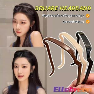 New Square Headband Hair Hoop Curly Thick Hair Head Band Hair Accessories