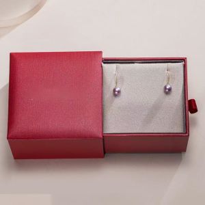 SOMILIA 925 Sterling Silver Simple Elegant Purple Pearl Stud Earrings For Women Fashion Elegant Sweet Jewelry Party Gifts