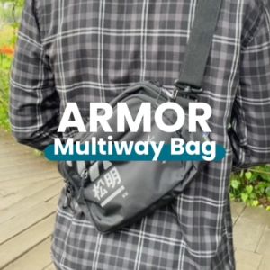 TORCH Armore Tas Pinggang & Selempang 2 in 1 - Anti Air Cocok untuk Gaming Haji Umrah dan Traveling Pria Wanita