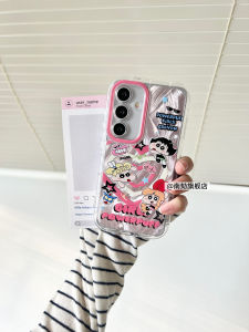 Samsung S25 Ultra Phone Case New S25 Edge Puffball Feather Protective Cover S24 plus Super Cute Little New Little Girl Cop S23U Anti-Fall A55A54A35A16A15 Bestseller
