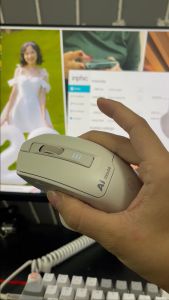 Chuột máy tính không dây bluetooth SIDOTECH S6 voice ai điều khiển bằng giọng nói dịch văn bản silent chống ồn pin sạc có 6 nút bấm đọc lạ công thái học làm việc hỗ trợ 120 ngôn ngữ - Hàng chính hãng