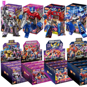 Original Blokees Transformation One Building Blocks Optimus Prime Megatron Bumblebee Shockwave กล่องตาบอดคอลเลกชันรูปของเล่น