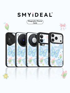 Smyideal | Magnetic Phone Case Blue Butterfly