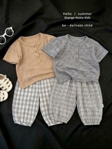 Summer Thin Breathable Round Neck Short Sleeve Infant Casual T-shirt
