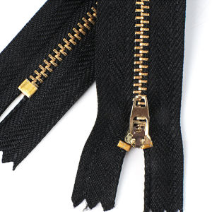 Makery【Ready in Stock】 Rugged Metal Zipper Teeth Length 4" 5" 6" 7" Invisible Zipper for Jeans/Skirts