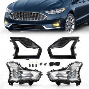 Đèn LED Sương Mù Chạy Ban Ngày Cho Xe Ford Mondeo Fusion 2019 2020 Trắng Trước Đèn Lái Có Khung Phụ Kiện Xe Hơi
