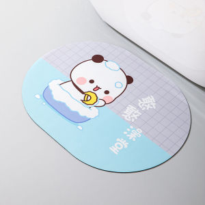 Adorable Absorbent Bathroom Silicon Dendroid Mat Slip-Resistant Doorway Floor Rug Quick Dry Toilet Carpet Home Use Modern Simple Style
