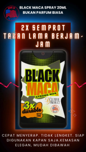 BLACKMACA Spray Perawatan pria 100% original asli menambah durasi joni