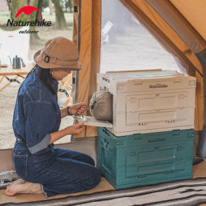 NH Naturehike Pp Folding Storage Box Portable Large Capacity Buggy Bag Luggage Box Sundry Bag Outdoor Travel Wild Camping