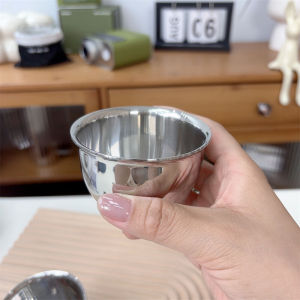 Its beyond My Imagination! 304 Stainless Steel Three Two White Wine Glass Big Belly Tea Cup Single Layer Solid Thickened Multi-Purpose Cup