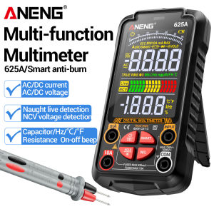 ANENG | ANENG 625A Rechargeable Multimeter Fully Automatic Anti Burn 1000V Voltage 10A Current VA Color Screen Electrician Repair Tool