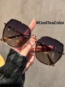 Schever | Polarized Anti-UV Sunglasses for Women with Glitter Design Suitable for Round and Square Faces