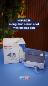 BEURER - Nebulizer Compressor PORTABLE IH16 | Alat Terapi Uap Pernapasan Batuk Pilek Nebu IH 16