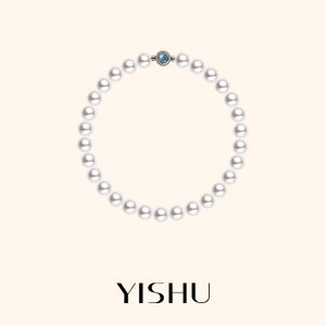 YISHU | Dây Chuyền Tay Đá Sapphire Xanh Úc và Zircon