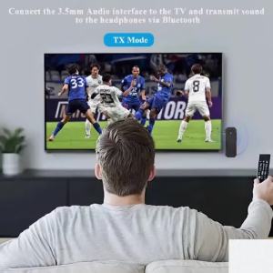 Bộ Chuyển Đổi Âm Thanh Bluetooth 6.0 KEBIDU Bộ Thu Phát Không Dây 2 Trong 1 Cho Loa Nhạc Trên Ô Tô Với Hỗ Trợ 35mm Aux-In/Out