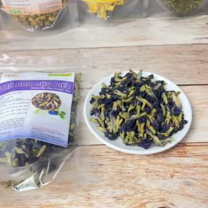 Trà Hoa Đậu Biếc Sấy Khô 100G Thượng Hạng Nguyên Bông - An Hoà Phát