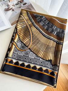Silk Square Scarf 100%  Silk Womens Spring Summer Autumn Seasonal Multi-Functional Large Size Fashionable Korean Style