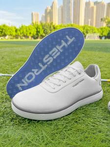 Mens Golf Shoes 2024 New Breathable Waterproof Non-slip Wear-resistant Casual White Sneakers Sports Shoes for Golf Fans