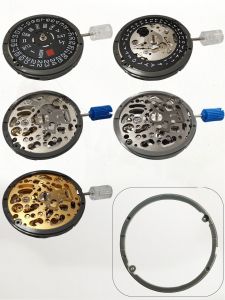 Original Watch Movement NH36A Frame NH35A Watch Case Band Resin Material Flat Interface Middle Thickness Matte Finish Accessories