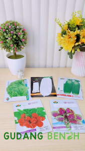 [EKONOMIS] Paket Benih Hemat 5 Jenis Isi Banyak / Paket Bibit Sayuran Komplit ORI PABRIK