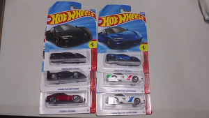 Ferrari Hot Wheels Diecast Cars Set of 6 Pieces