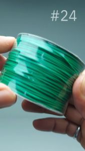 ลวดมัดเขียวเส้นกลม เบอร์ 24 ยาว 80 เมตร ลวดมัดของ ลวดเขียวมัดของ ลวดมัดต้นไม้ ลวดมัดสายไฟ ลวดมัดกล้วยไม้ ลวดมัดกระถาง