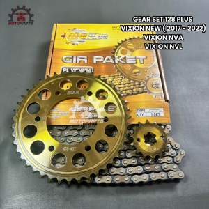 GEAR GIR SET GIR PAKET VIXION NEW NVL NVA 14 43T 428H 128PLUS