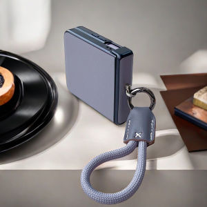 Xiaomi MixFlip2 Compatible Full Cover Hinge Integrated Anti-Fall Huawei P50 Pocket2 S Simple Leather Oppo Foldable N3Flip Anti-Fall ZFlip7/5/6 Lanyard