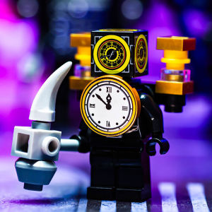 Chinese Building Blocks Small Particles Doll Toy Super Toilet Man Clock Man TV Monitor Man Lg1013 Assemble Toy