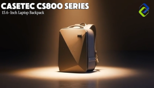 CASETEC CS800 Series Anti-Theft Laptop Backpack Bag with USB Charging Port 15.6 inch