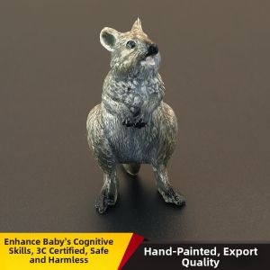 MENGSILE | Solid Realistic Animal Toy Model Educational Gift Display Short-tailed Dwarf Kangaroo