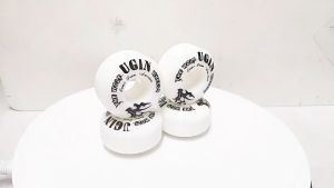 CAATEA 4Pcs/Set Skateboard Wheels Resilient PU 95a 52*30mm Resilient PU Fit for Rough Grounds Asphalt Road Half-Pipe 95A Hardness Longboard Skate Board Roller Wheel