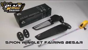 Spion Winglet Fairing Full Cnc Ukuran Besar Spion Fairing Big Size Spion Winglet Cnc R15 XMAX X Max R25 Ninja 250 Universal Spion CNC