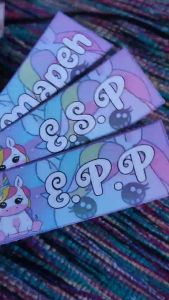 Unicorn Notebook Stickers Subject Label