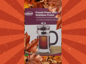 Culinart 350ml French Culinart French Press With Stainless Plunger Boro Teko Saringan Teh Kopi 0.35L Culin Art Dilengkapi Filter Penyaring