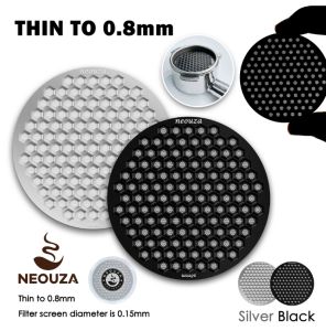 NEOUZA V4 Espresso Puck Screen ความหนา 0.8mm ลายตาข่ายรังผึ้ง สแตนเลสสำหรับตะแกรง Portafilter Basket เครื่องชงกาแฟ