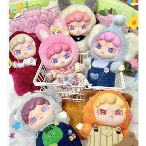 [Optional] Genuine Tnt SPACE DORA ANIMS Furry Animals Series Vinyl Plush Pendant Doll Doll Female Birthday Gift