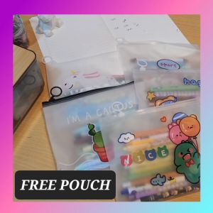 L4 - 12PCS / LUSIN PEN GEL MEKANIK ALAT TULIS MIX MOTIF KARTUN / PULPEN GEL MEKANIK LUCU / PULPEN AESTHETIC