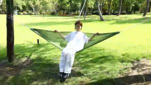 Duyan Travel Hammock with Storage Bag Duyan Ice silk Hammock Camping Hiking Outdoor Foldable Hammock
