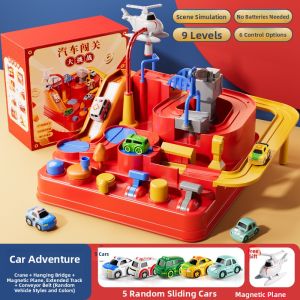 BABYSHOME | Educational Racing Car Adventure Toy Set For Kids Over 3
