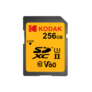 KODAK Professional SD Memory Card  V60 Class 10 U3 UHS-II 128GB 256GB 512GB SDXC UP to 280MB/s Memory Card for Camera 4K HD