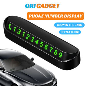Car Temporary Parking Card Phone Number Card Plate Telephone Number Car Park Stop Car Sticker