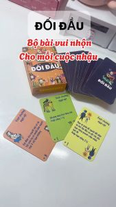 Bộ bài nhậu Đối Đầu dành cho nhóm bạn - Trò chơi thử thách trên bàn nhậu hài hước Ko Say Ko Về