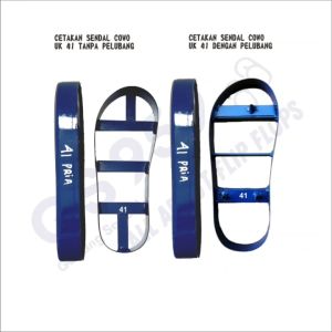 CETAKAN SENDAL JEPIT COWOK UKURAN 41
