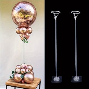 2 Cái/6 Cái 13.8 Inch Bàn Bóng Đứng BOBO Giá Đỡ Để Bàn Sinh Nhật Kỷ Niệm Ngày Cưới Trang Trí Tiệc