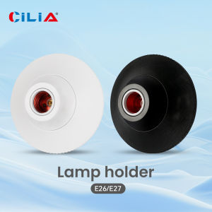 1/2pcs E26/E27 Lamp Bulb Pendant Holder suitable for 220V/240V voltage textured round fixed base bracket