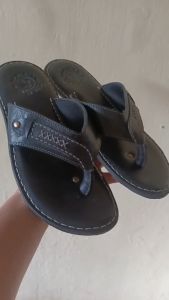 Sandal Kickers Pria Kulit Kasual Ringan Jepit / Sendal Jepit Kulit Cowok Kickers 02 KULIT SAPI