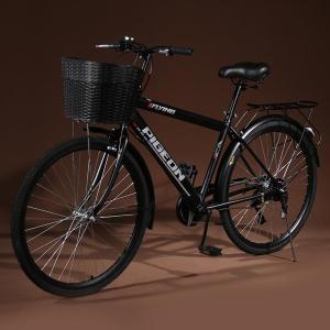 Mens Lightweight 26 Inch Commuter Bicycle Female Style Vintage Single Bike Cover Pulling Carriage Digital Camera Accessories