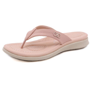 Anti-Slip Soft Bottom Thong Slippers Womens Summer Outdoor Wear Comfortable Versatile Foot Straps Sandals Elegant Casual
